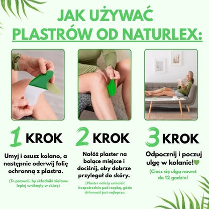 Naturlex - Ziołowe Plastry na Ból Kolan